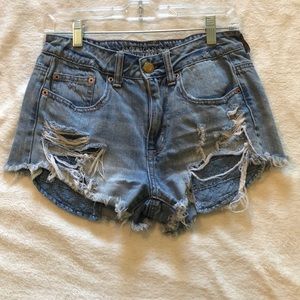 American Eagle Hi-Rise Festival Shorts